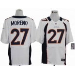 nike nfl jerseys denver broncos #27 moreno white[elite]