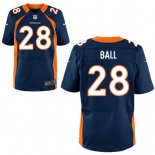 nike nfl jerseys denver broncos #28 ball blue[Elite]