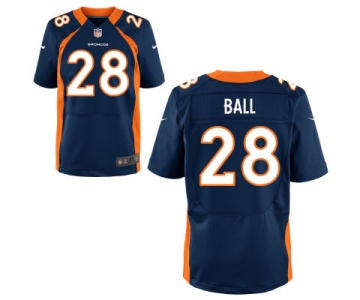 nike nfl jerseys denver broncos #28 ball blue[Elite]