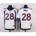 nike nfl jerseys denver broncos #28 ball white[new Elite]