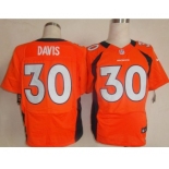 nike nfl jerseys denver broncos #30 davis orange[Elite]