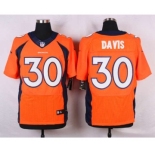 nike nfl jerseys denver broncos #30 davis orange[new Elite][davis]