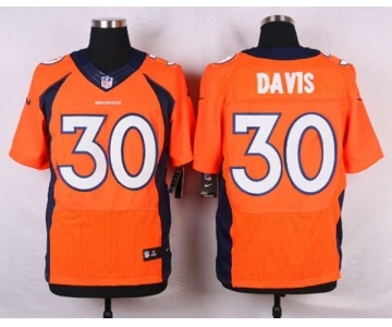 nike nfl jerseys denver broncos #30 davis orange[new Elite][davis]