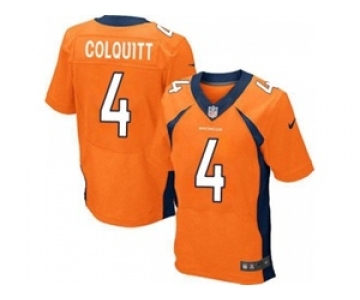 nike nfl jerseys denver broncos #4 britton colquitt orange[Elite]