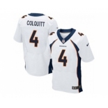 nike nfl jerseys denver broncos #4 britton colquitt white[Elite]