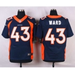 nike nfl jerseys denver broncos #43 ward blue[new Elite]