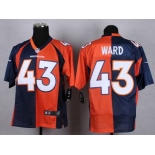 nike nfl jerseys denver broncos #43 ward orange-blue[Elite split]