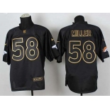 nike nfl jerseys denver broncos #58 miller black[Elite gold lettering fashion]