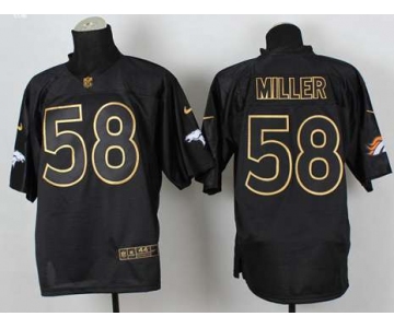 nike nfl jerseys denver broncos #58 miller black[Elite gold lettering fashion]