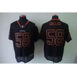 nike nfl jerseys denver broncos #58 miller black[Elite lights out]