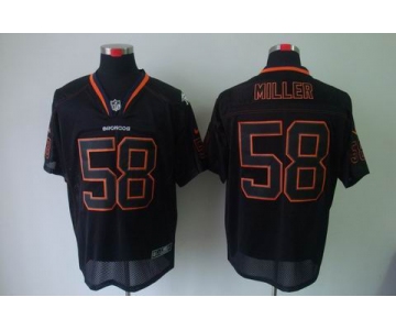 nike nfl jerseys denver broncos #58 miller black[Elite lights out]