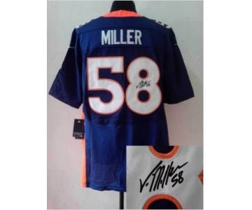 nike nfl jerseys denver broncos #58 miller blue[Elite signature]