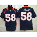 nike nfl jerseys denver broncos #58 miller blue[elite]