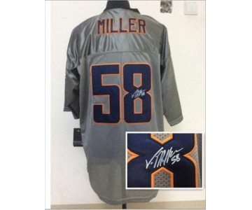 nike nfl jerseys denver broncos #58 miller grey[Elite shadow signature]