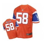 nike nfl jerseys denver broncos #58 miller orange[2016 Elite]