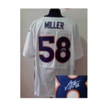 nike nfl jerseys denver broncos #58 miller white[Elite signature]