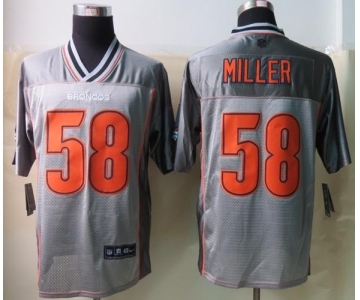 nike nfl jerseys denver broncos #58 von miller grey[Elite vapor]