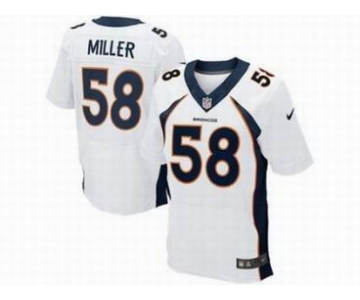 nike nfl jerseys denver broncos #58 von miller white[new Elite]