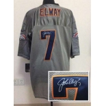 nike nfl jerseys denver broncos #7 elway grey[Elite shadow signature]