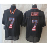 nike nfl jerseys denver broncos #7 john elway black[Elite USA flag fashion]