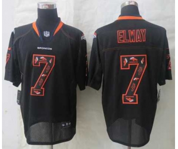 nike nfl jerseys denver broncos #7 john elway black[Elite united sideline]