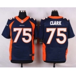 nike nfl jerseys denver broncos #75 clark blue[new Elite]