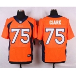 nike nfl jerseys denver broncos #75 clark orange[new Elite]