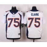 nike nfl jerseys denver broncos #75 clark white[new Elite]