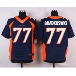 nike nfl jerseys denver broncos #77 gradkoswki blue[new Elite][gradkoswki]