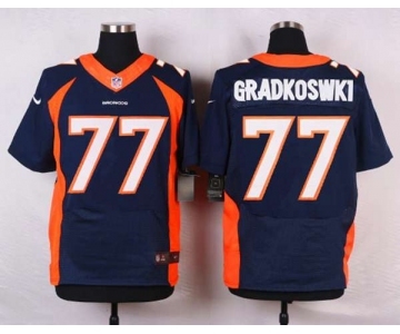 nike nfl jerseys denver broncos #77 gradkoswki blue[new Elite][gradkoswki]