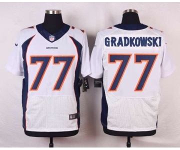 nike nfl jerseys denver broncos #77 gradkoswki white[new Elite][gradkoswki]