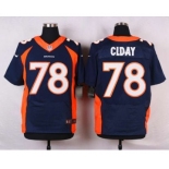 nike nfl jerseys denver broncos #78 clady blue[new Elite]