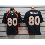 nike nfl jerseys denver broncos #80 thomas blue[elite]