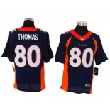 nike nfl jerseys denver broncos #80 thomas blue[new Elite]