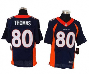 nike nfl jerseys denver broncos #80 thomas blue[new Elite]