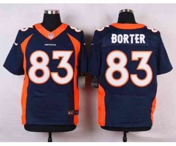 nike nfl jerseys denver broncos #83 borter blue[new Elite]