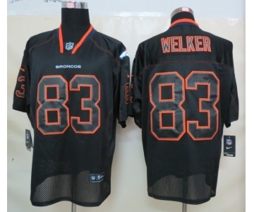 nike nfl jerseys denver broncos #83 welker black[Elite lights out]