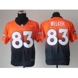 nike nfl jerseys denver broncos #83 wes welker orange-blue[Elite drift fashion][second version]