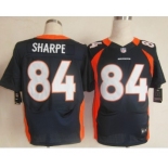 nike nfl jerseys denver broncos #84 sharpe blue[Elite]