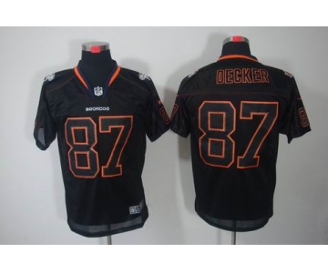 nike nfl jerseys denver broncos #87 eric decker black[Elite lights out]