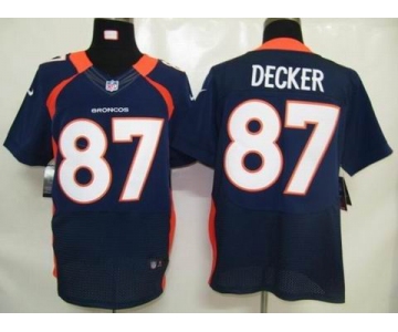 nike nfl jerseys denver broncos #87 eric decker blue[elite]