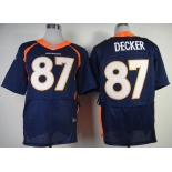 nike nfl jerseys denver broncos #87 eric decker blue[new Elite]