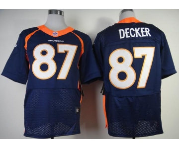 nike nfl jerseys denver broncos #87 eric decker blue[new Elite]