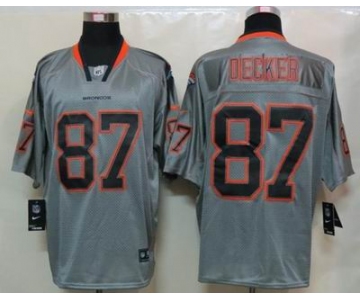 nike nfl jerseys denver broncos #87 eric decker grey[Elite lights out]