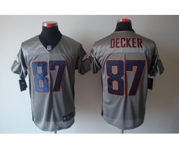 nike nfl jerseys denver broncos #87 eric decker grey[Elite shadow]