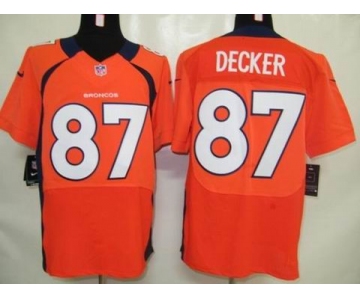 nike nfl jerseys denver broncos #87 eric decker orange[elite]