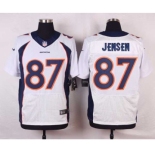 nike nfl jerseys denver broncos #87 jensen white[new Elite][jensen]