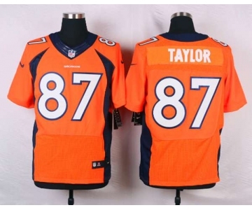 nike nfl jerseys denver broncos #87 taylor orange[new Elite][taylor]