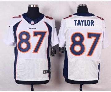 nike nfl jerseys denver broncos #87 taylor white[new Elite][taylor]