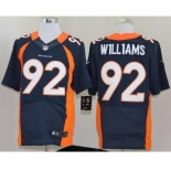 nike nfl jerseys denver broncos #92 williams blue[Elite][williams]